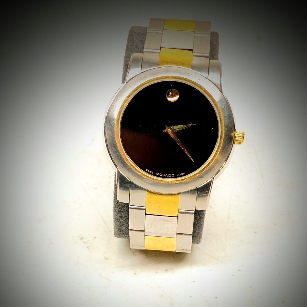 Mens Movado Sapphire Crystal Watch